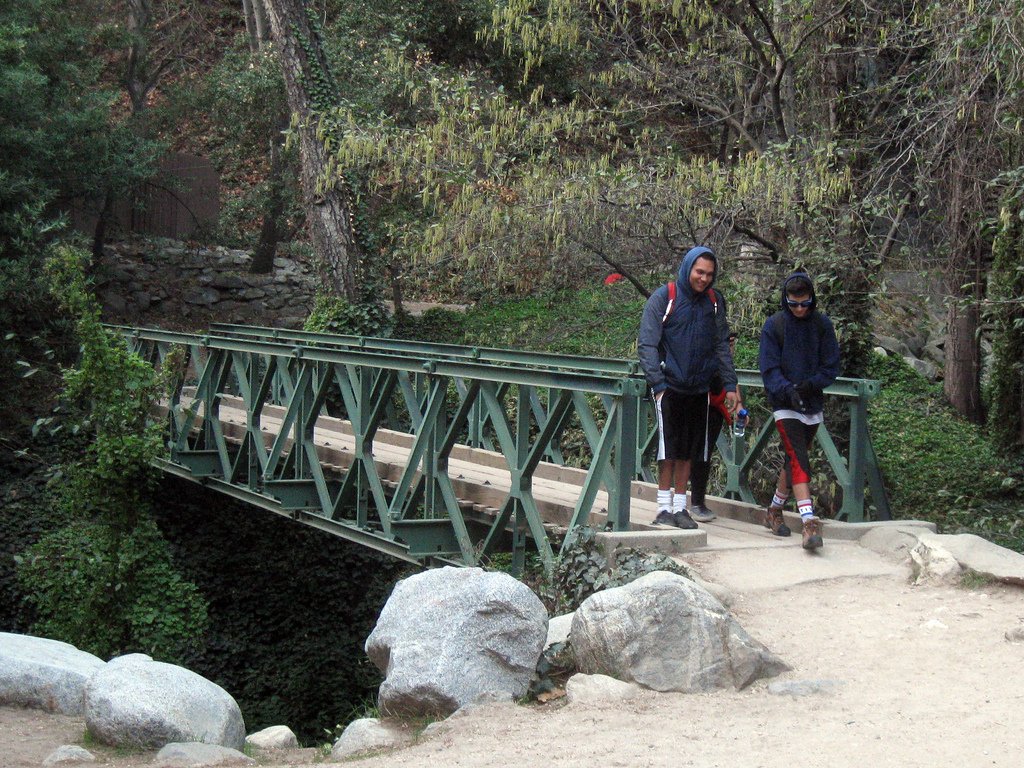 The bridge at Roberts Camp by simonov The Santa Anita Canyon photo
